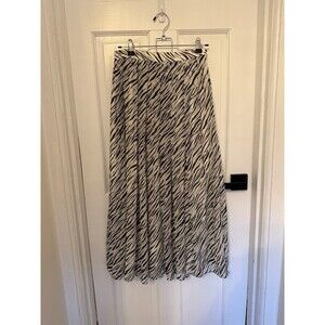 Zebra Print Maxi Skirt